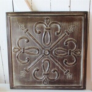 Southern Living Celtic Knot Motifs Metal Wall Decoration Plaque 14"